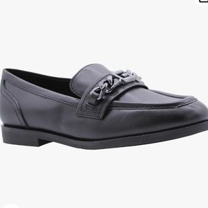 Classic loafers black loafers leather upper Guess women’s shoes black loafers